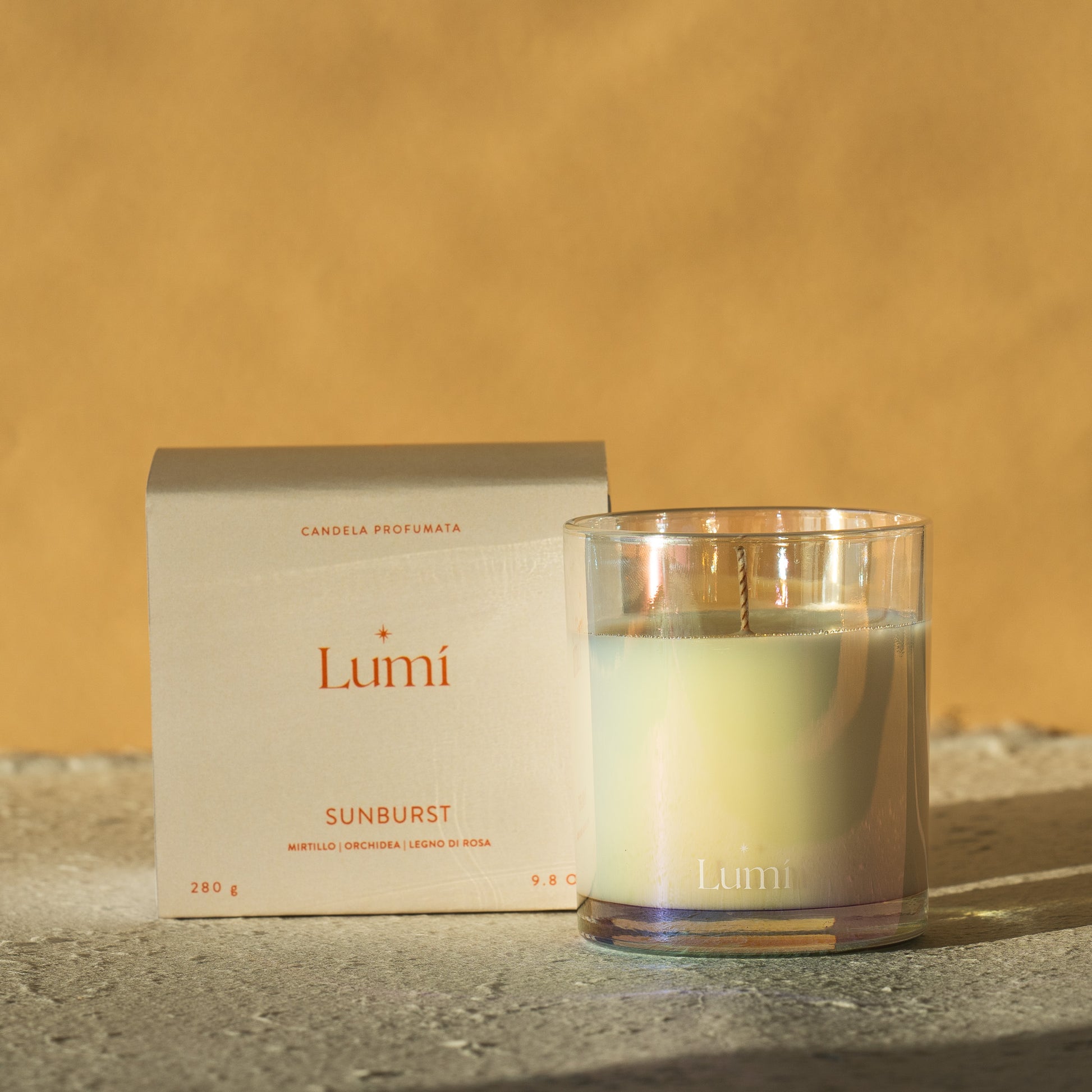 Candela Sunburst – Lumì Home Fragrances